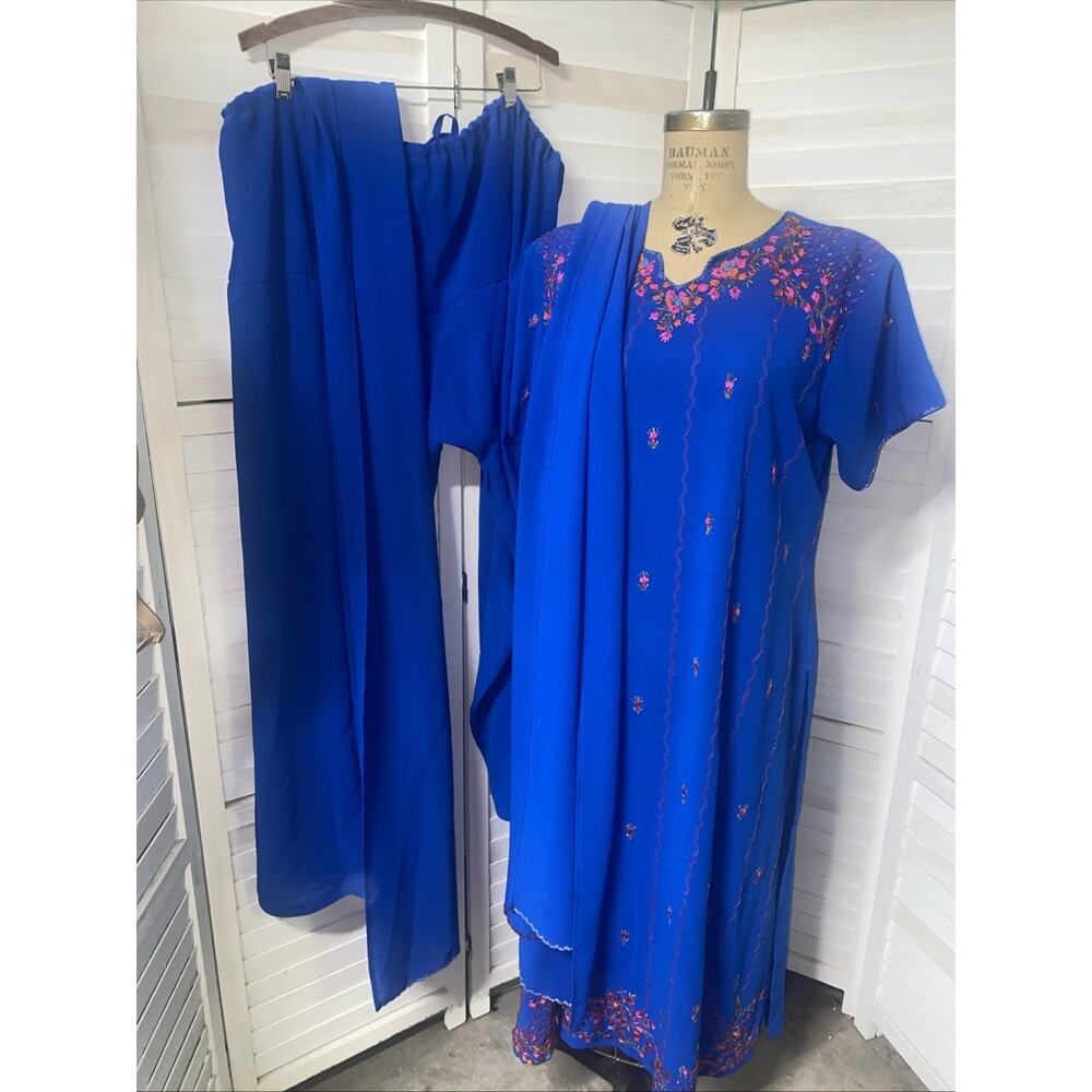 4 Piece Designer Party Wear Kurti Bollywood Pakistani Salwar Kameez Indian Set